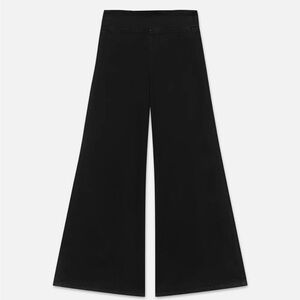 Frame Denim The Jetset Wide Leg Pants in Sheen Noir Size 30-34" (Frame Size 2)